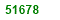 FIFTY ONE THOUSAND SIX HUNDRED  AND SEVENTY EIGHT