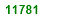 ELEVEN THOUSAND SEVEN HUNDRED  AND EIGHTY ONE